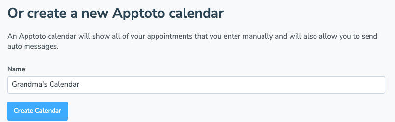 Create a calendar process in Apptoto.